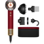 سشوار هوشمند دایسون Supersonic Nural With Diffuse Red Velvet/Gold HD16